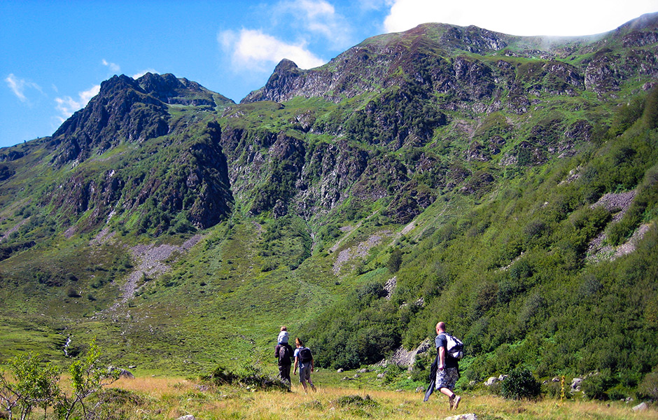 Rock Climbing Holidays in the Ariege Pyrenees, South France Base Calames